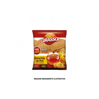BOLACHAO DE MEL GIRASSOL TRADICIONAL 1X12X400G